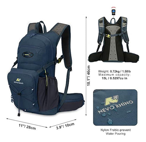 N Nevo Rhino Mochila De Hidratación, Paquete De 4