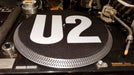 U2 Logo Fondo Negro Paño Slipmat Espuma Djproaudio 1