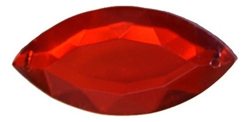 Tu Costurero Online Faceted Acrylic Gem for Sewing Elongated 20x40 - 100 Units 0