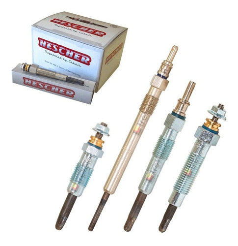 Hescher Incandescent Glow Plug Preheating Ford F-100 USA 2.5 Td Maxion Chevrolet S10 Blazer 2.5 1