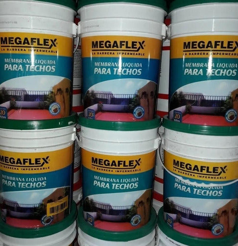 Membrana Liquida Megaflex 20 Kg Color Blanca 0