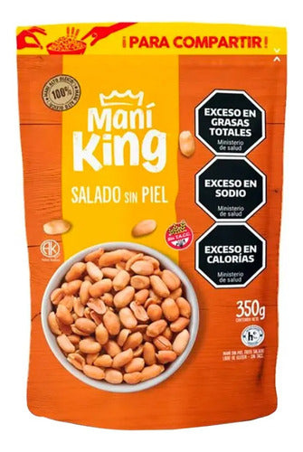 Maní King Sin Piel Salado Pack 350g Fullescabio Oferta 0