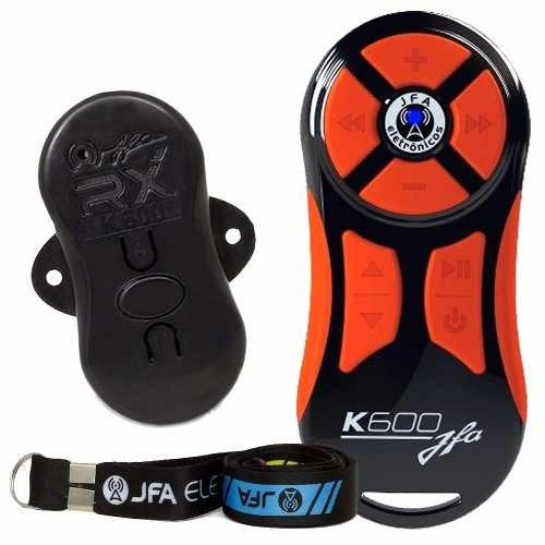 Kit 2 Controle Remot Longa Distancia Jfa K600  Preto Laranja 0