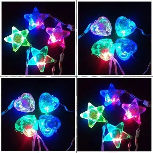 Pack of Luminous LED Pendant Necklaces Assorted Models Set of 10 0