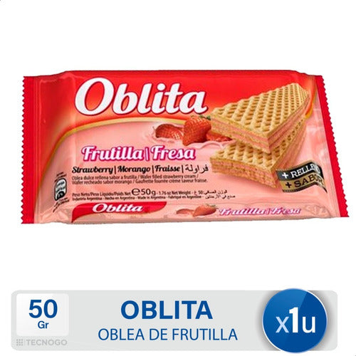 Oblita Strawberry Wafer Cookies - Best Price 0