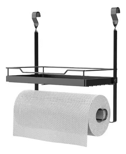 HEPAIMPORT Foldable Hanging Shelf with Paper Towel Holder 0