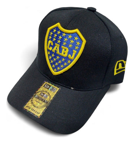 New Era Curved Cap with Boca Junior Buckle TopQuality 0