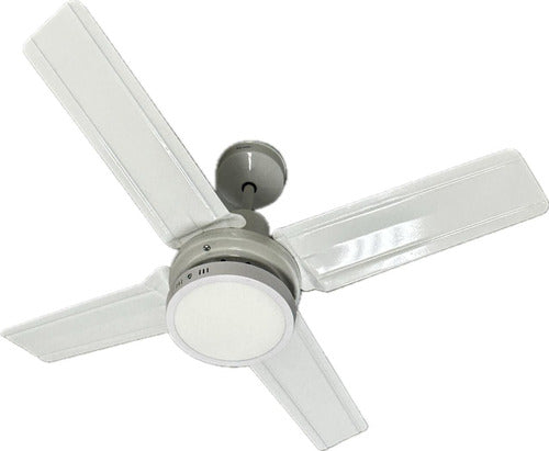 Barcala Ceiling Fan Metal 1.10 Powerful Motor with Light Fixture 0