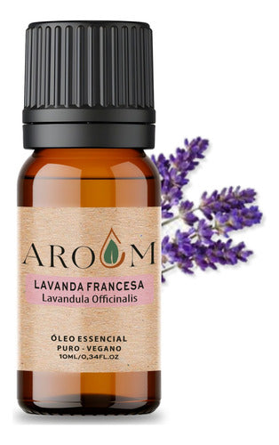 Óleo Essencial Lavanda Francesa - Puro 10 Ml - Aroom 0