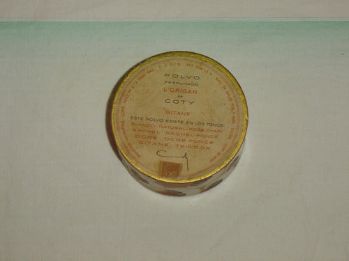 Vintage Perfumed Powder Coty Lorigan Sealed Box Made in Argentina 1