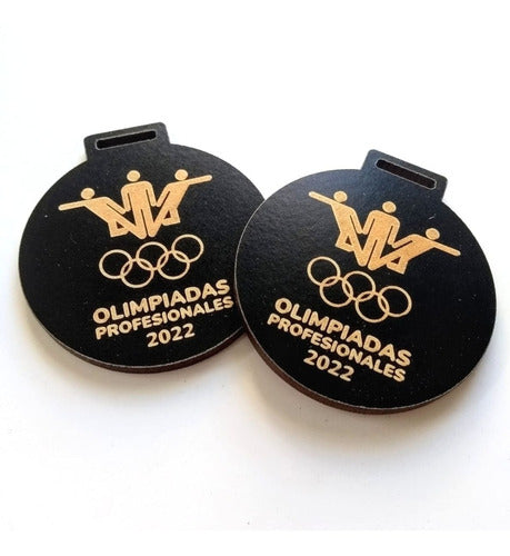 Medallas Deportivas Personalizadas Fibro Laminado Pack X50 1