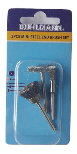 3 Stainless Steel Brushes for Mini Grinders 1