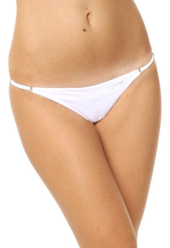 Deville Adjustable Thong in Microfiber and Lace Art 709 0