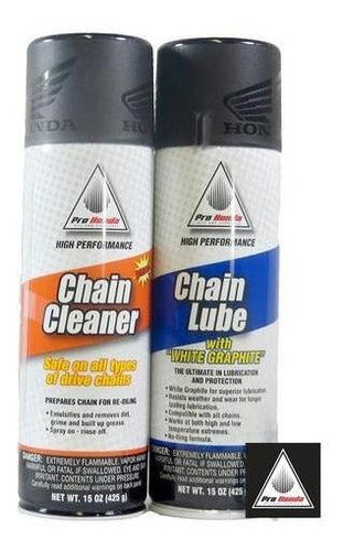 Honda Pro Chain Lubricant Cleaner Kit - Original USA 0