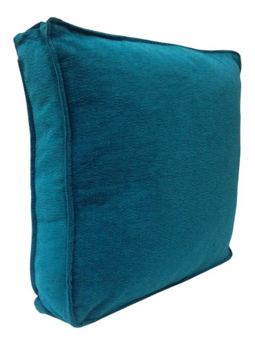 A Punto Deco 4 Chenille Cushions for Armchairs with Zipper 50x50 0