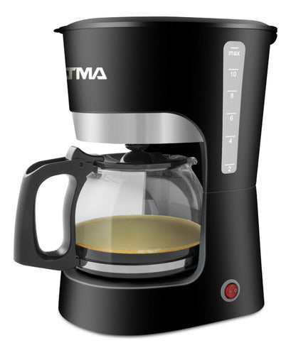 Atma Cafetera Atma Desayuno Semi Automática Negra De Filtro 220v 0