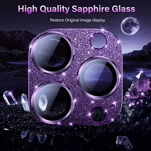 Bazo Camera Lens Protector for iPhone 14 Pro and Pro Max Purple 3