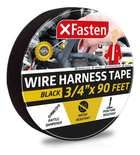 XFasten High Temperature Wire Harness Tape 19mmx27m 0