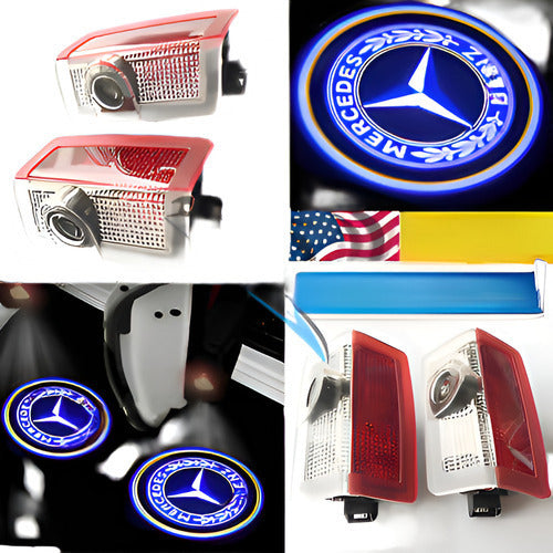 Mercedes-Benz 2LED Ghost Shadow Door Logo Projector Light 2