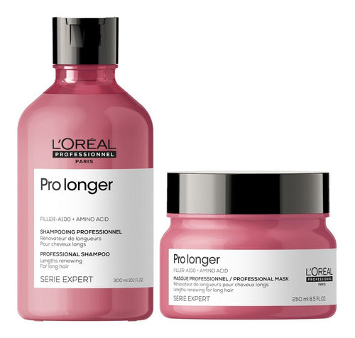 Pack Pro Longer Shampoo 300ml Y Máscara 250ml Loreal 0