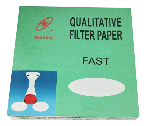 Papel Filtro 101 Cualitativo Rapido 125mm X100u 0