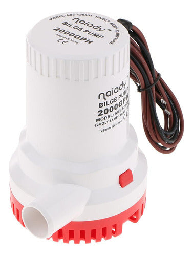 A Bomba 12v Submersível Para Barco Elétrico 12v 2000gph 0