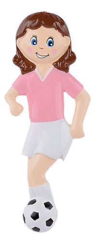 MAXORA Soccer Girl Player Ornament 0