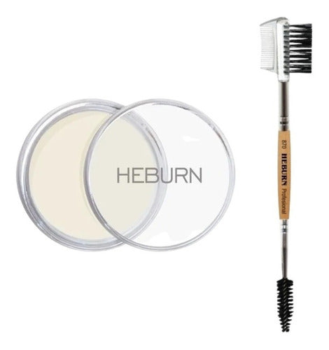Professional Eyebrow Eyelash Brush Kit + Heburn Balm 0