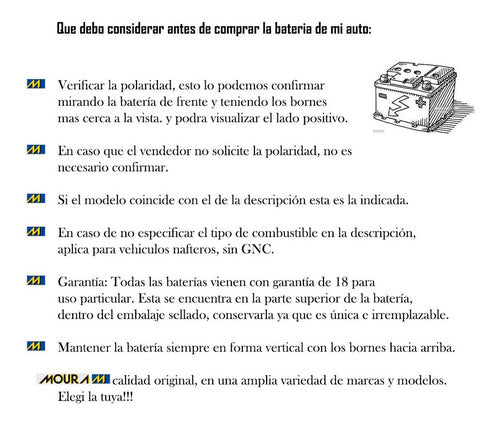 Moura Original Quality Battery Fiat 147 2