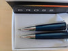 Luxury Cross Bailey Blue Lacquer Pen and Pencil Set 3
