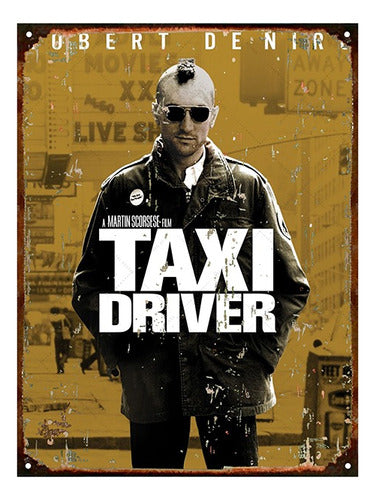 Club del Poster Cartel De Chapa Cine Taxi Driver P901 0