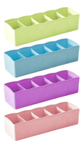 S & W Plastic Organizer with 5 Compartments 27x8x7 Cm 0