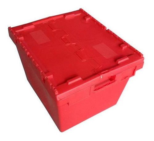 Essen Cajón Logístico Rojo Caja Plástica Organizadora Apilable 0