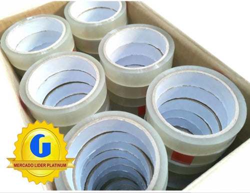 Gaff Cinta Adhesiva 24mm X 50mt Transparente Embalaje X 12 Rollos 3