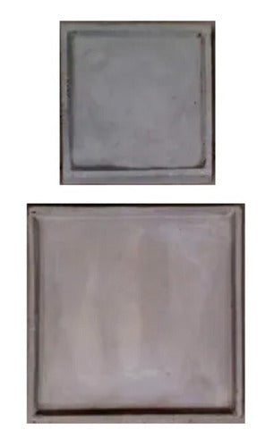 Square Plate 15x15cm. Fibre Cement 0