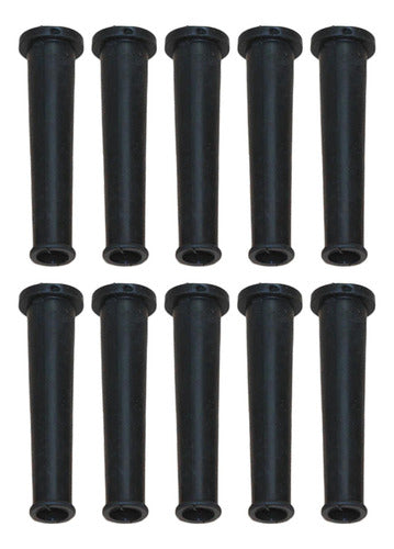 10 Pcs Protetor De Fio De Borracha Portátil Para 75mm X 9mm 0