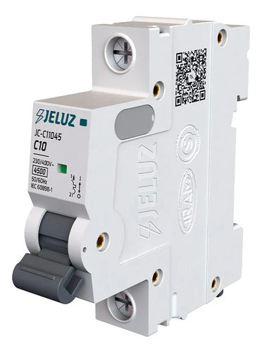 JELUZ 1-Pole 25A 4.5kA Curve C Thermal Circuit Breaker 1