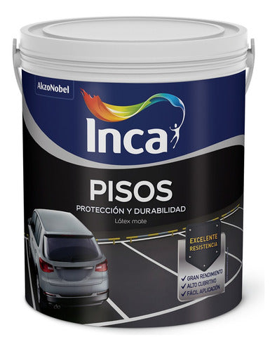 Ia Pintura Pisos Azul 4l 0