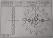 MM Piñon De Transmision Rx150/ Mot Varilleros Karting Z18 Dient 2