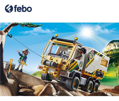 Playmobil Wild Life Adventure Truck - 78pcs Febo 1