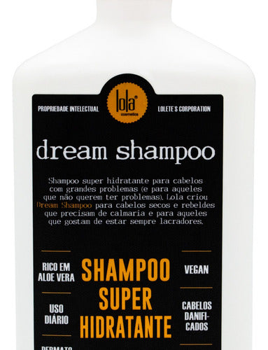 Lola Cosmetics Dream Cream Shampoo Hidratante + Máscara 450g 2