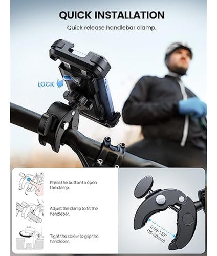 Lamicall Motorcycle Phone Holder 3
