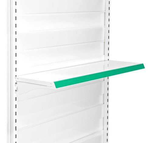 Estanterías Pavón Additional Shelf for Gondolas L 39 110k 0.35 x 1.16 with Brackets and Price Holder 0