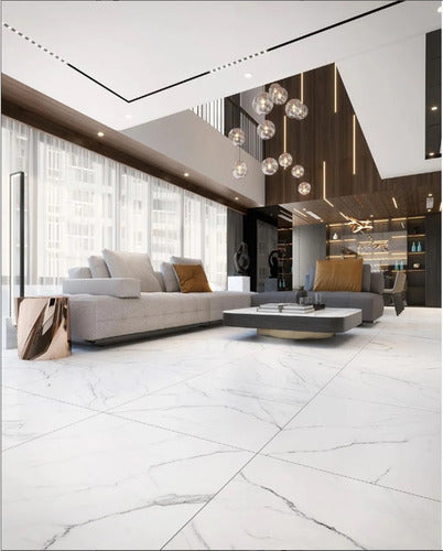 Porcelanato Piso Pared Revestimiento Olimpo Mate 70x70 Blanc 1