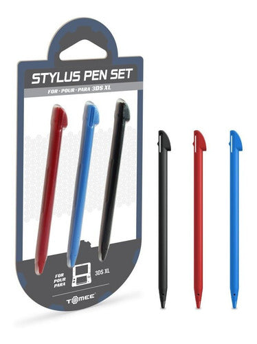 Tomee Stylus Pen Set For Nintendo 3DS XL (3-Pack) 1