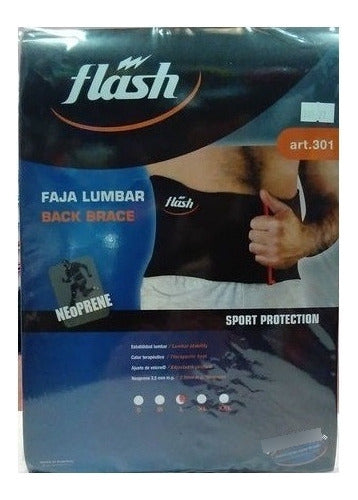 Flash Neoprene Reinforced Adult Lumbar Support Belt Fitness 5