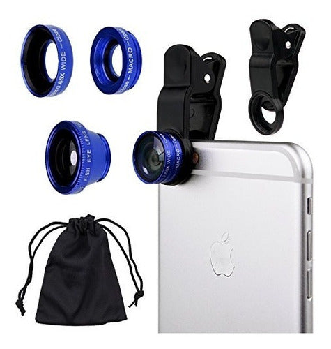 Camkix Universal 3 In 1 Cell Phone Camera Lens Kit For 0