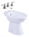 Roca Capea Italian Bidet Combo with 3-Hole Faucet 2