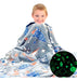 Mnl Luminous Polar Blanket for Kids that Glows in the Dark 4