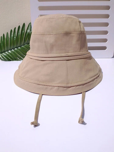 Women's Solid Color Piluso Bucket Hat Fishing Cap 13